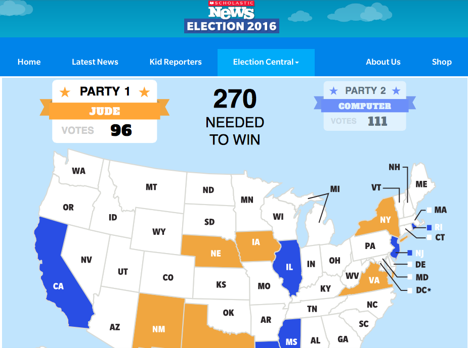 Electoral College Game