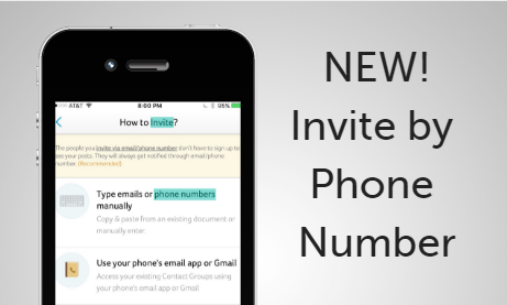 More Options with Invite by Phone Number!