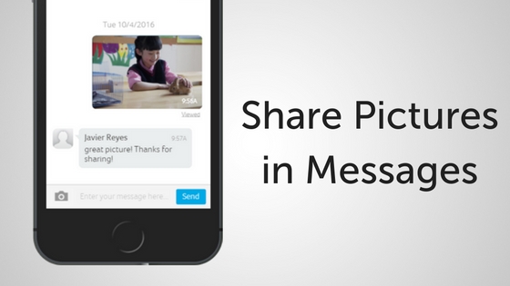 Send Photos Within Messages!