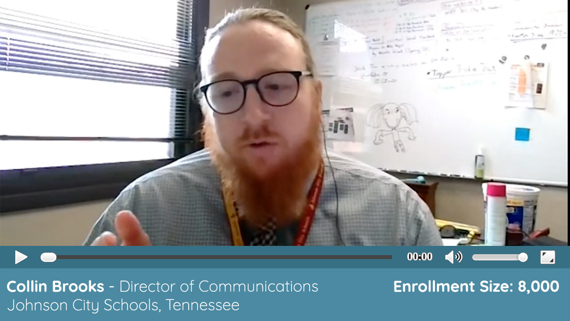 Chatting with Collin Brooks, the Director of Communications at Johnson City Schools in TN