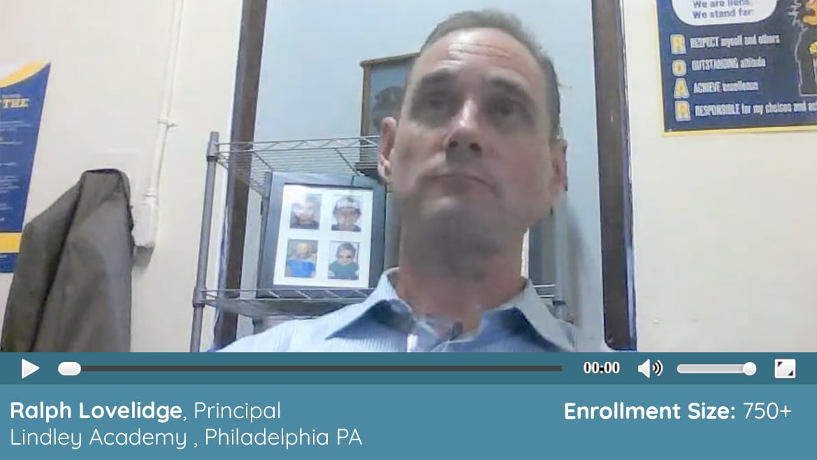 Chatting with Ralph Lovelidge, School Principal at Lindley Academy in Allentown, PA