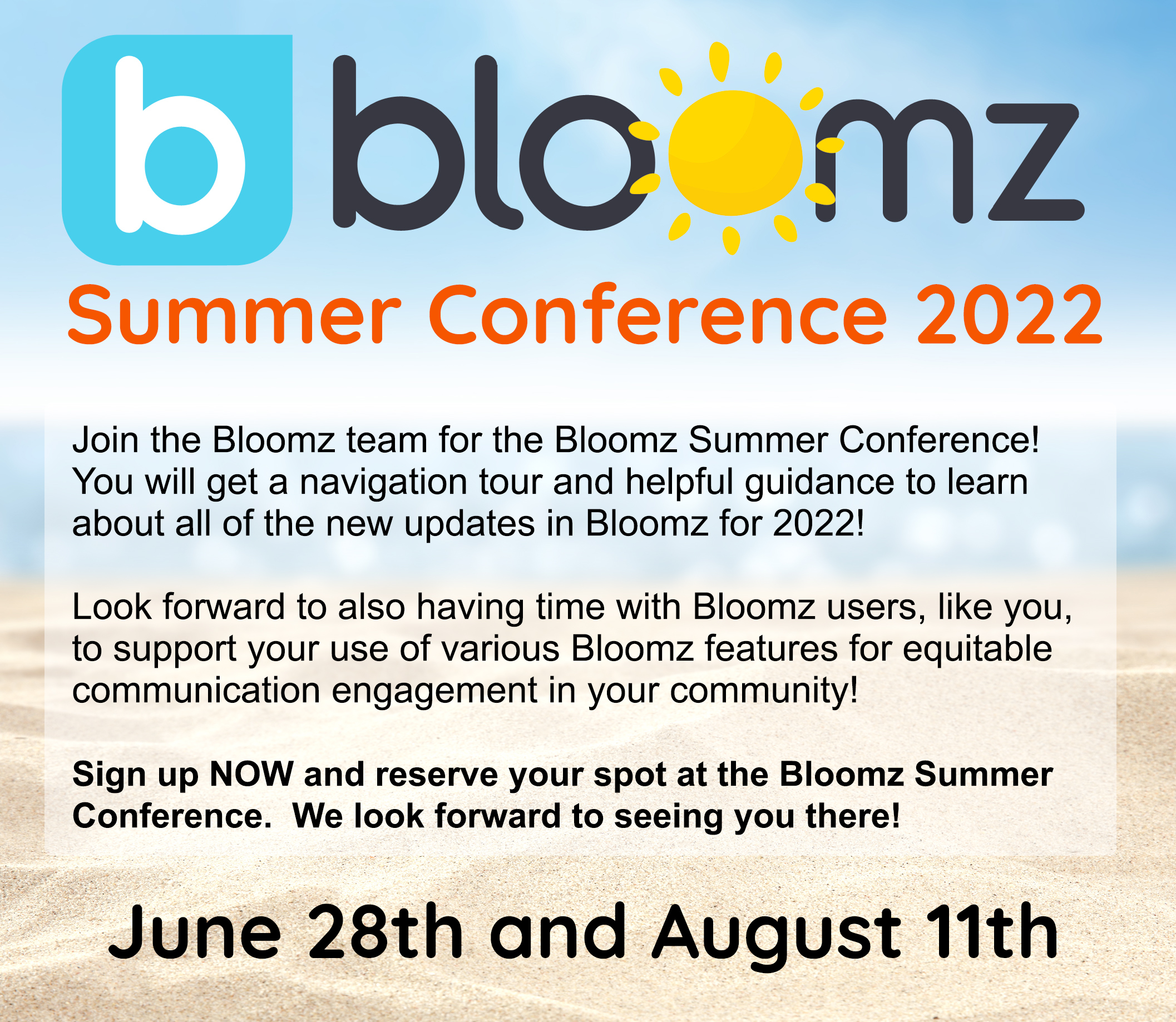 Bloomz Summer Conference 2022